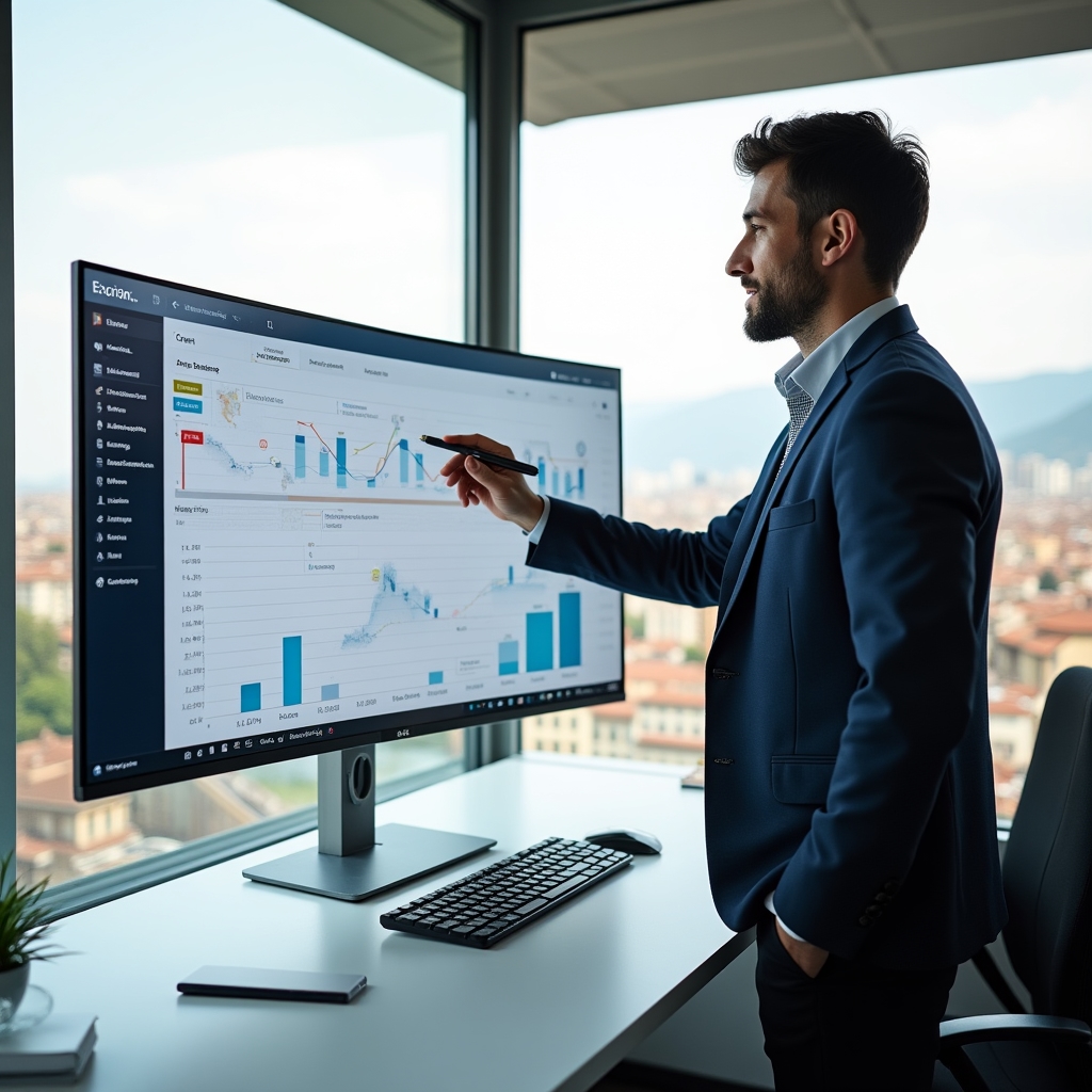 Strumento di pianificazione finanziaria futura con linea temporale